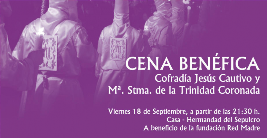 Cena benefica malaga cofradia jesuscautivo