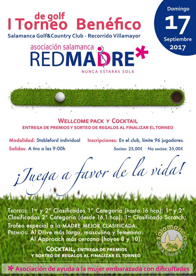 Cartel Golf REDMADRE Salamanca web