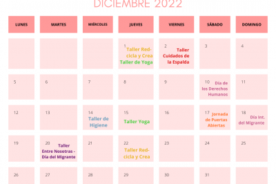 Cartel mensual diciembre 2022