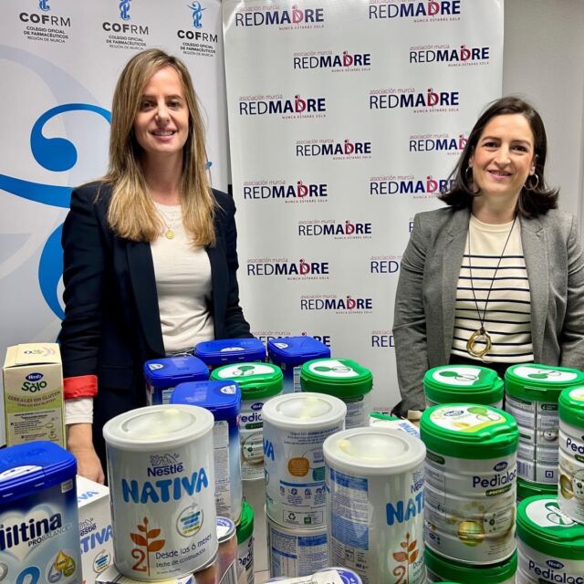 La Asociación #REDMADRE Murcia ha recibido, esta mañana, al Colegio de Farmacéuticos de la Región de Murcia.🧑‍🔬

“Lanzamos una CAMPAÑA SOLIDARIA de urgencia, con el objetivo de recaudar leche y potitos para nuestras usuarias y sus bebés. 🍼👶”

El COFRM se hizo eco de nuestra llamada y no dudaron en contactar con nosotros.🙌🙌

Muy agradecidos por su donación!💕

Seguimos trabajando en red, para poder llevar la ayuda a toda mujer embarazada que quiere seguir adelante con su embarazo🤰🤱